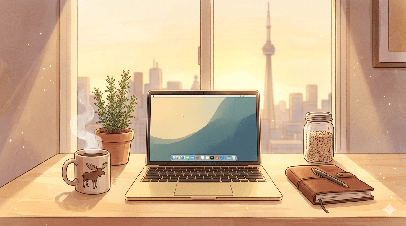 MacBook Neo in four colors (silver, blush, citrus, indigo) on a warm wooden desk